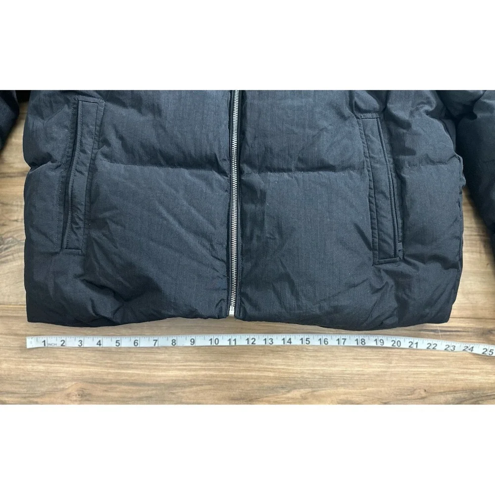 M+RC Noir Men's Black Puffer Coat Until We Meet Again‎ Marche Noir Ltd Project